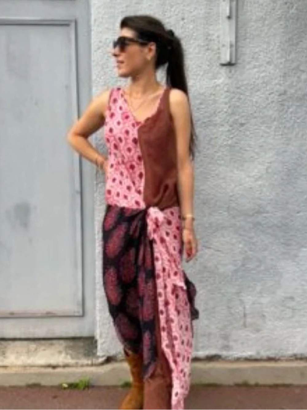 NWT Zara The Samora Dress | red boho chiffon flowy